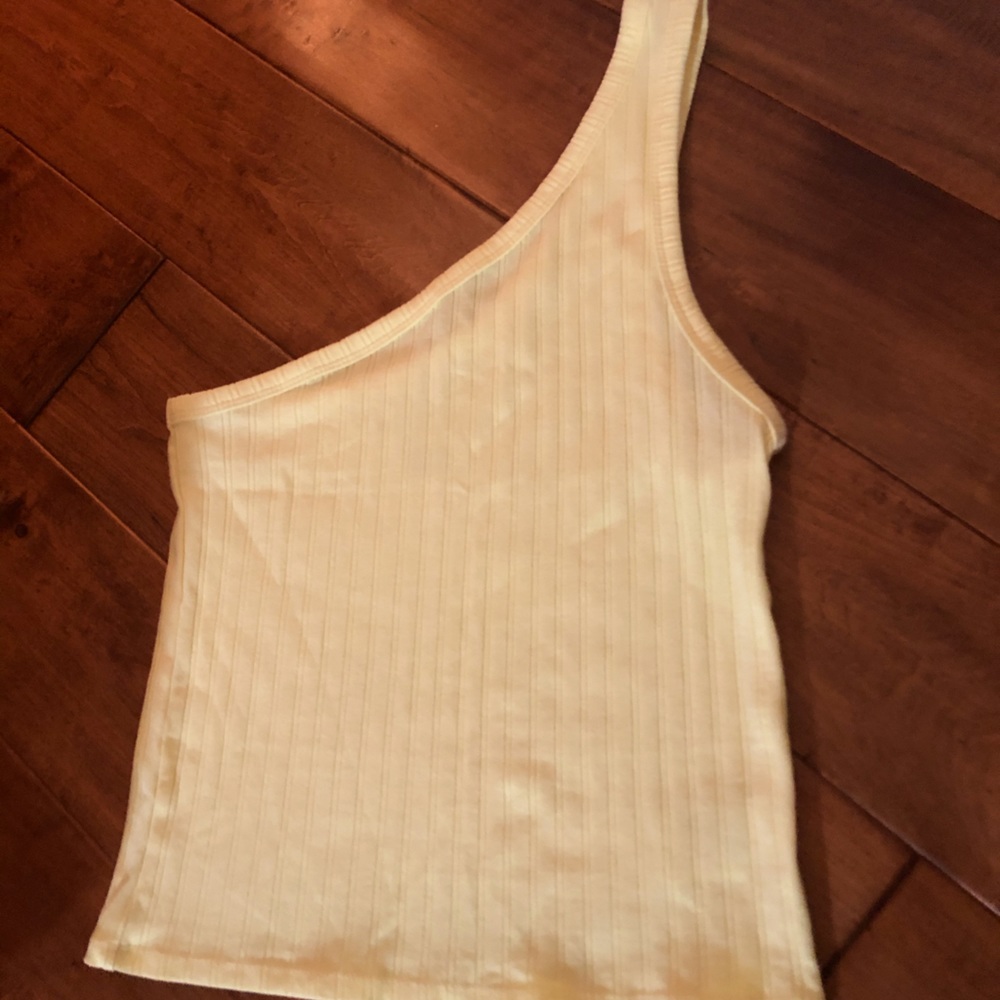 Yellow off the shoulder Tank